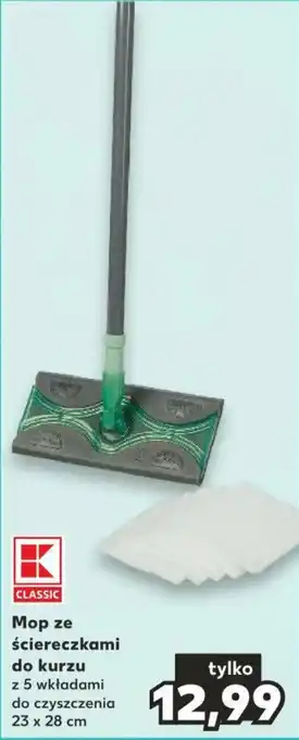 Mop ze ściereczkami do kurzu