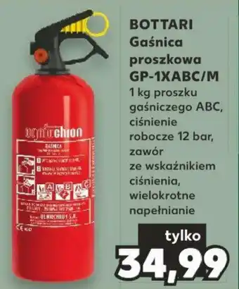 BOTTARI Gaśnica proszkowa GP-1XABC/M