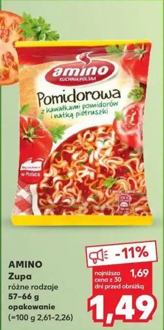 Kaufland AMINO Zupa 57-66 g oferta