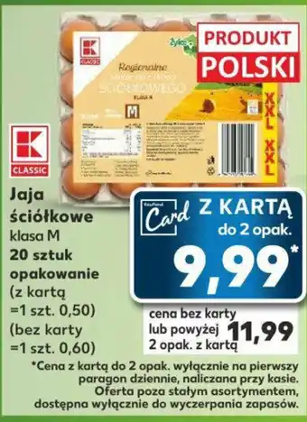 Kaufland Jaja ściółkowe 20 szt. oferta