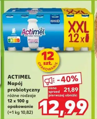 Kaufland ACTIMEL Napój probiotyczny 12 x 100 g oferta