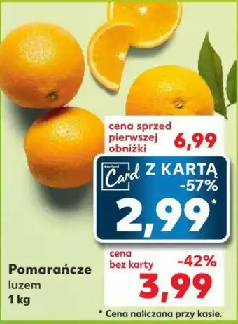 Kaufland Pomarańcze 1 kg oferta