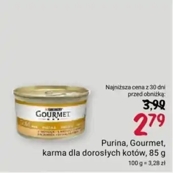 Rossmann Purina, Gourmet, karma dla dorosłych kotów, 85 g oferta
