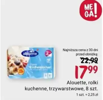 Rossmann Alouette, rolki kuchenne, trzywarstwowe, 8 szt. oferta