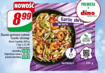 Dino Danie gotowe rybne Garlic shrimp 400 g oferta