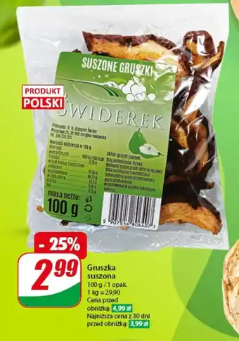 Dino Gruszka suszona 100 g/1 opak. oferta