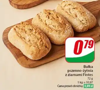 Dino Bulka pszenno-żytnia z ziarnami Fintes 72 g oferta