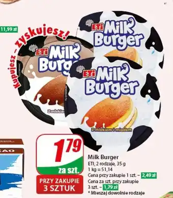 Dino Milk Burger 35 g oferta