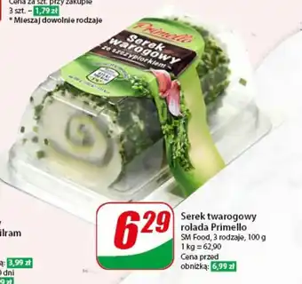 Dino Serek twarogowy rolada Primello 100 g oferta