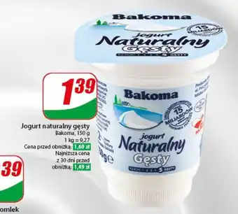 Dino Jogurt naturalny gęsty 150 g oferta