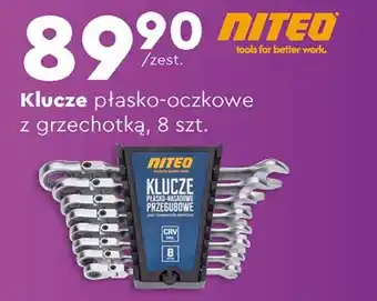 Biedronka Klucze oczkowe Niteo oferta