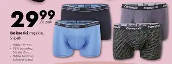 Biedronka Bokserki męskie Campus oferta