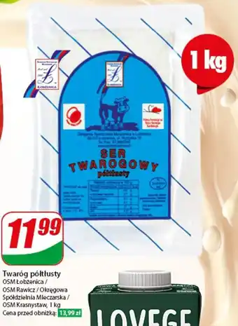 Dino Twaróg półtłusty 1 kg oferta