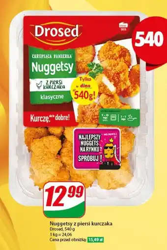 Dino Nuggetsy z piersi kurczaka 540 g oferta