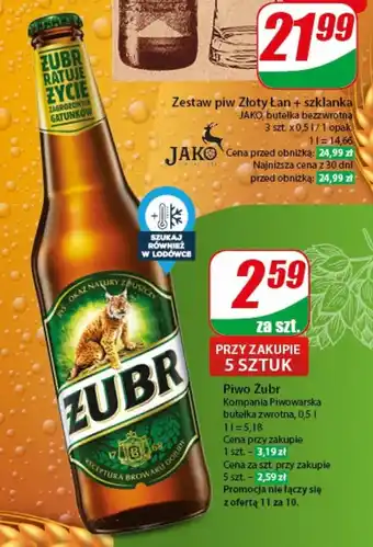 Dino Piwo Żubr, 0,5 l oferta
