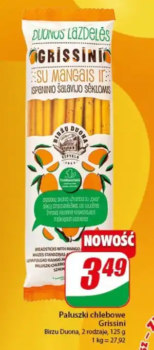 Dino Paluszki chlebowe Grissini 125 g oferta