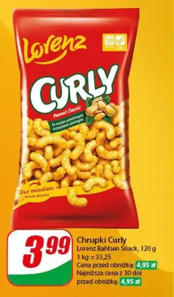 Dino Chrupki Curly 120 g oferta