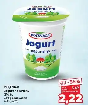 Kaufland Piątnica Jogurt naturalny 330 g oferta