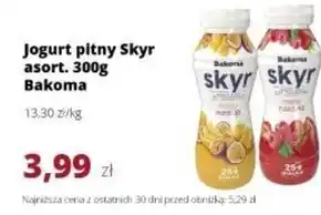 Bakoma Jogurt pitny typu islandzkiego skyr mango marakuja 300 g