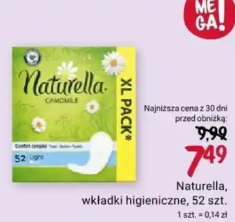 Rossmann Naturella wkładki higieniczne 52 szt. oferta