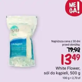 Rossmann White Flower sól do kąpieli 500 g oferta