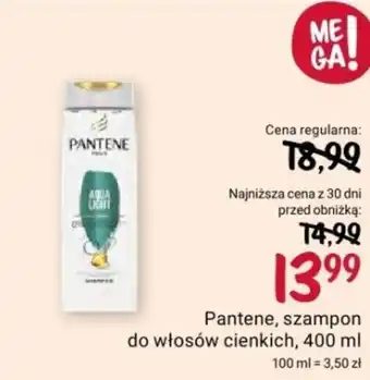 Rossmann Pantene szampon do włosów cienkich 400 ml oferta