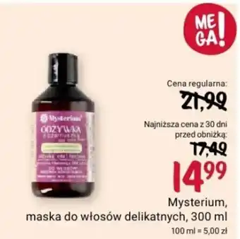 Rossmann Mysterium maska do włosów delikatnych 300 ml oferta