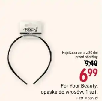 Rossmann For Your Beauty opaska do włosów 1 szt. oferta
