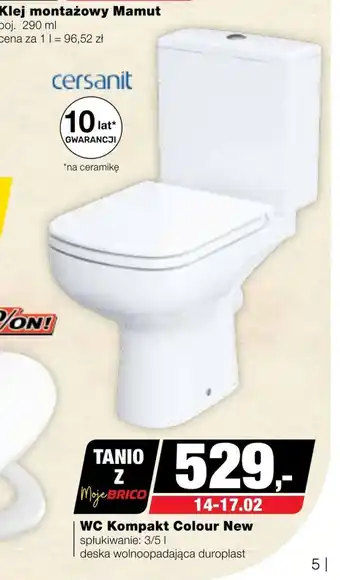 Bricomarche Kompakt wc Cersanit oferta