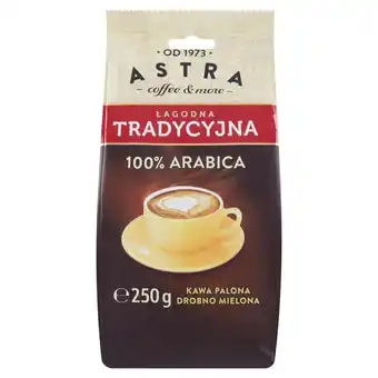 Auchan Astra Kawa palona drobno mielona łagodna tradycyjna 250 g oferta