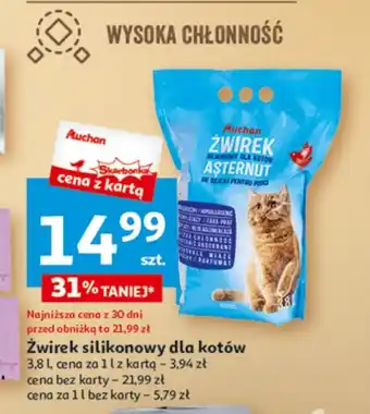 Auchan Żwirek silikonowy Auchan oferta