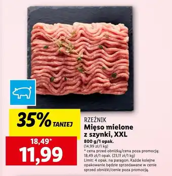Lidl Mięso mielone Rzeźnik oferta