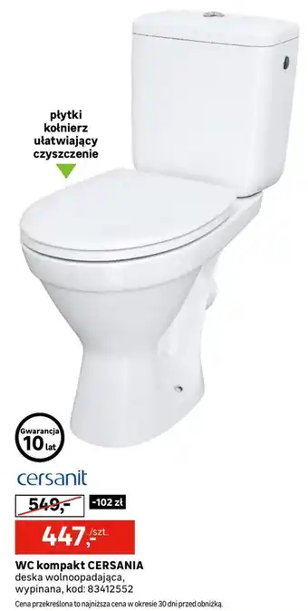 Kompakt wc Cersanit
