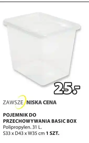 JYSK Pojemnik do przechowywania Basic oferta