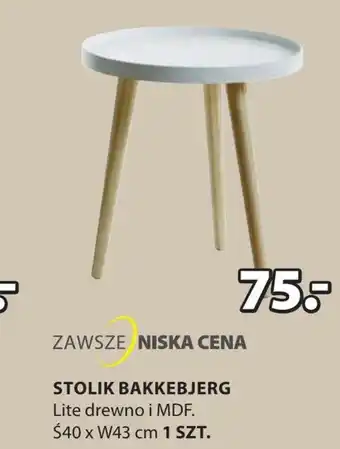 JYSK Stolik MDF oferta