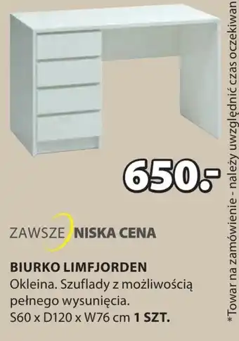 JYSK Biurko S! oferta