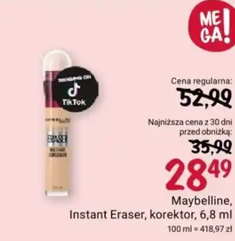 Rossmann Maybelline Instant Eraser korektor 6,8 ml oferta
