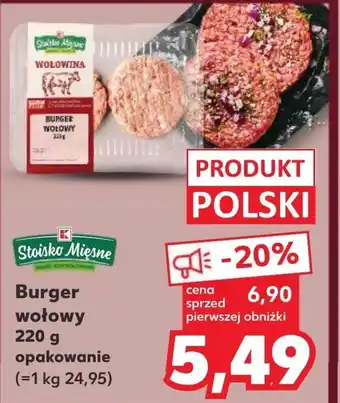 Kaufland Burger K-Stoisko Mięsne oferta