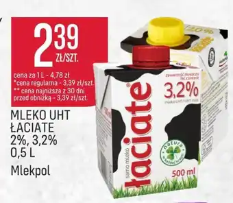 Społem Mleko Łaciate oferta