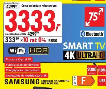 Media Expert Telewizor Samsung oferta