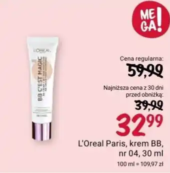 Rossmann L'Oreal Paris krem BB nr 04 30ml oferta