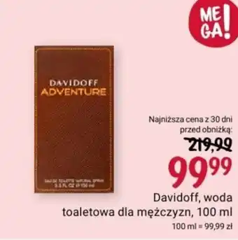 Rossmann Davidoff woda toaletowa dla mężczyzn 100 ml oferta