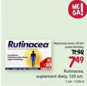 Rossmann Rutinacea suplement diety 120 szt. oferta