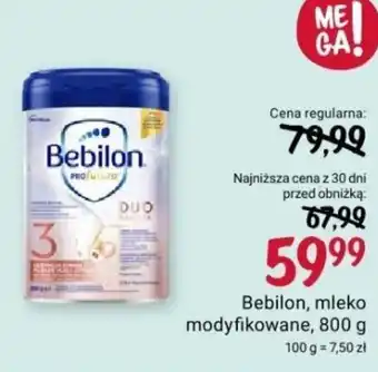 Rossmann Bebilon mleko modyfikowane 800 g oferta
