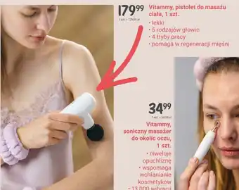 Rossmann Vitammy pistolet do masażu ciała oferta