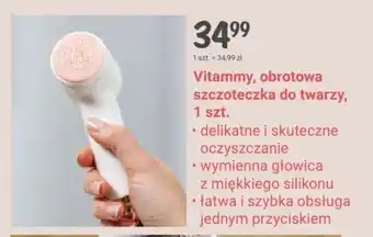Rossmann Vitammy obrotowa szczoteczka do twarzy oferta