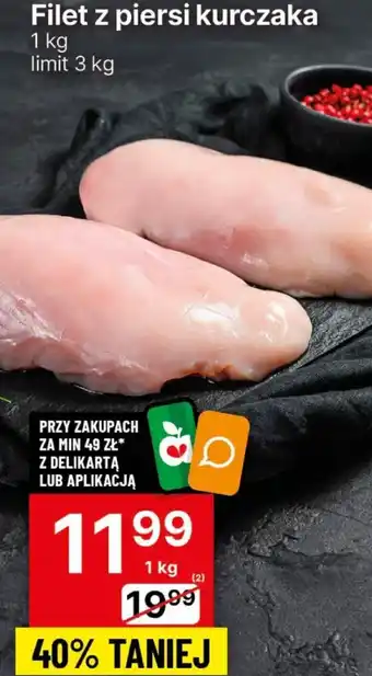 Delikatesy Centrum Filet z piersi kurczaka 1kg oferta