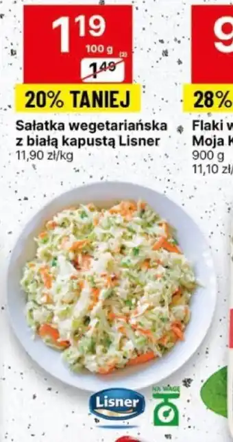Delikatesy Centrum Sałatka wegetariańska z białą kapustą Lisner 100g oferta