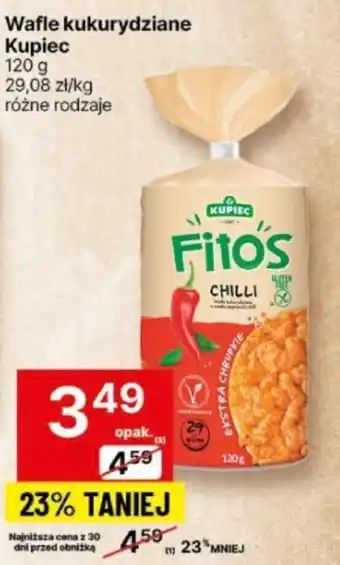 Delikatesy Centrum Wafle kukurydziane Kupiec 120 g oferta