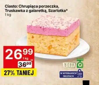 Delikatesy Centrum Ciasto: Chrupiąca porzeczka Truskawka z galaretką Szarlotka 1 kg oferta